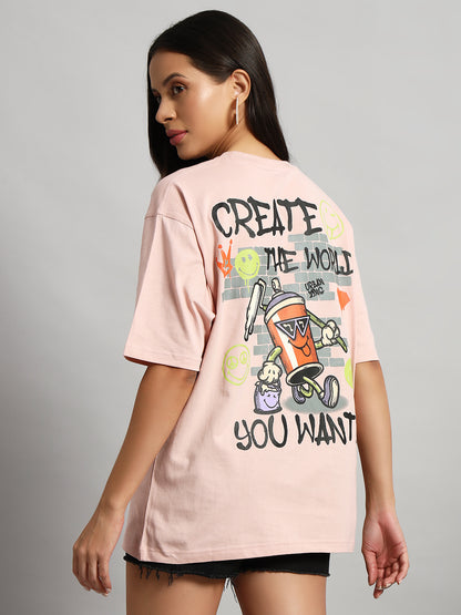 Create The World - Unisex Oversized T-shirt